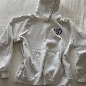 White & Navy Penn State Sweatshirt/Hoodie
